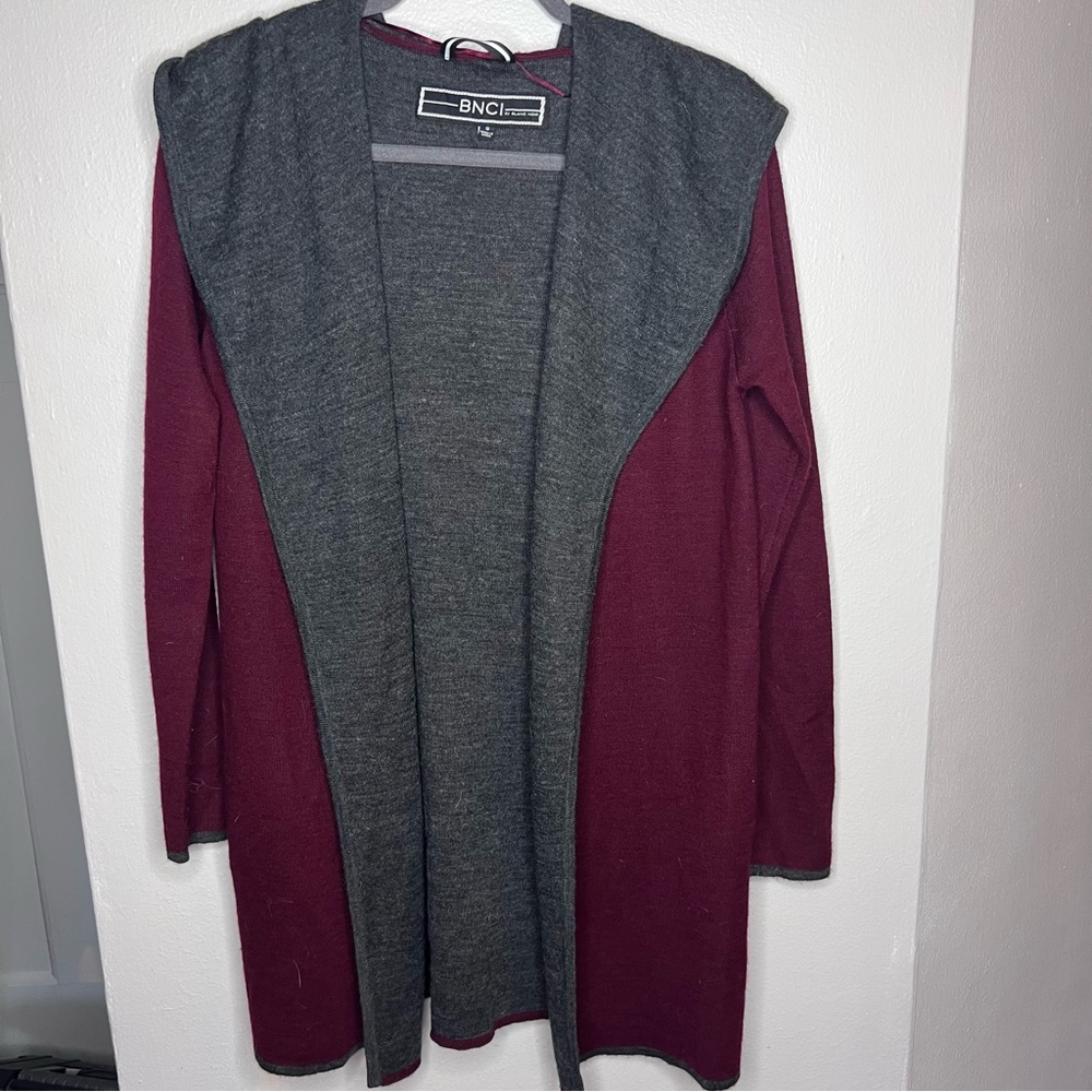 Wool Hoodie Sweater BNCI by Blanc Noir